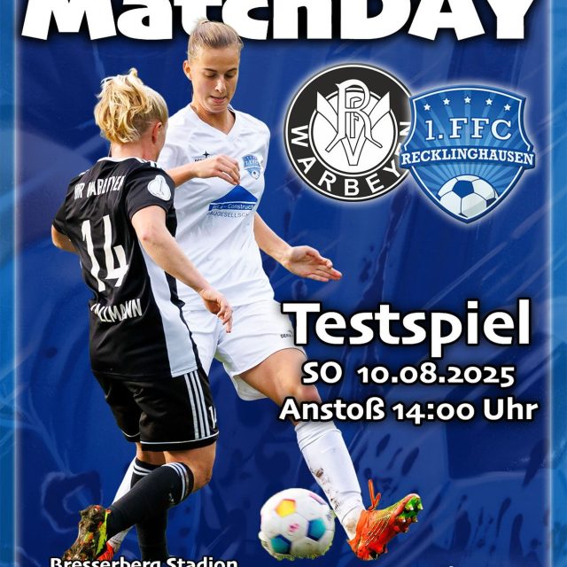 🔥 Knaller Test gegen VfR Warbeyen
Heute geht’s für unsere Frauen im letzten Testspiel der #Vorbereitung nach Kleve zum Regionalliga-Meister @warbeyen.frauen der letzten Saison.
Der #Aufsteiger in die 2. Bundesliga ist heute genau der richtige #Härtetest für das kommende #Pokalspiel auf Schalke gegen die @s04frauen dann am nächsten Wochenende (SO 17.08.).
Nach dem erfolgreichen Test gegen Fortuna Düsseldorf unter der Woche ist das personell stark veränderte #Team von Cheftrainer Sebastian Middeke höchst motiviert, den Bundesligisten heute zu „ärgern“.
💙🤍 Auf geht’s Mädels 💪🏼
📸 @ric.baumert
@bele_construction_gmbh
#frauenfussball #recklinghausen #team #testspiel #gemeinsam #soccer #kleve #motivation #mcdonaldsde #bele_construction_gmbh #derbystar