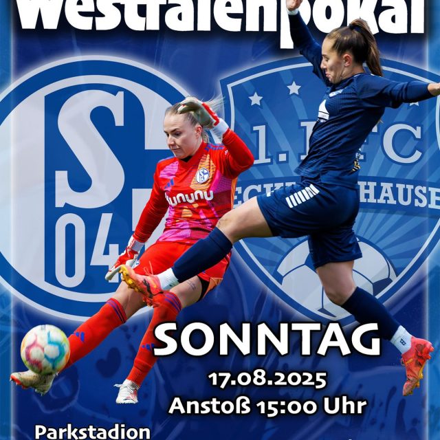 🔥🔥 𝗣𝗼𝗸𝗮𝗹-𝗞𝗿𝗮𝗰𝗵𝗲𝗿 S04 | FFC 💙🤍
Am Sonntag 17.08. ist es nun soweit.
🔜 1. Runde im Westfalenpokal
⚽️ Anstoß 15 Uhr
📌 Parkstadion auf Schalke
👋🏻 Es wird ein #Fussballfest in 💙🤍.
Lasst es euch nicht entgehen.
Kommt vorbei und puscht unseren 1. FFC,
die Mädels freuen sich auf euch und geben alles für einen #Auswärtssieg und ein Weiterkommen im Pokal.
📸 @ric.baumert
🙏 @bele_construction_gmbh
@derbystar
@mcdonaldsde
#recklinghausen #nurderffc #team #frauenfussball #parkstadion #derby #auswärtssieg #soccer #westfalenliga #regionalliga #westfalenpokal #bele_construction_gmbh #derbystar #mcdonaldsde