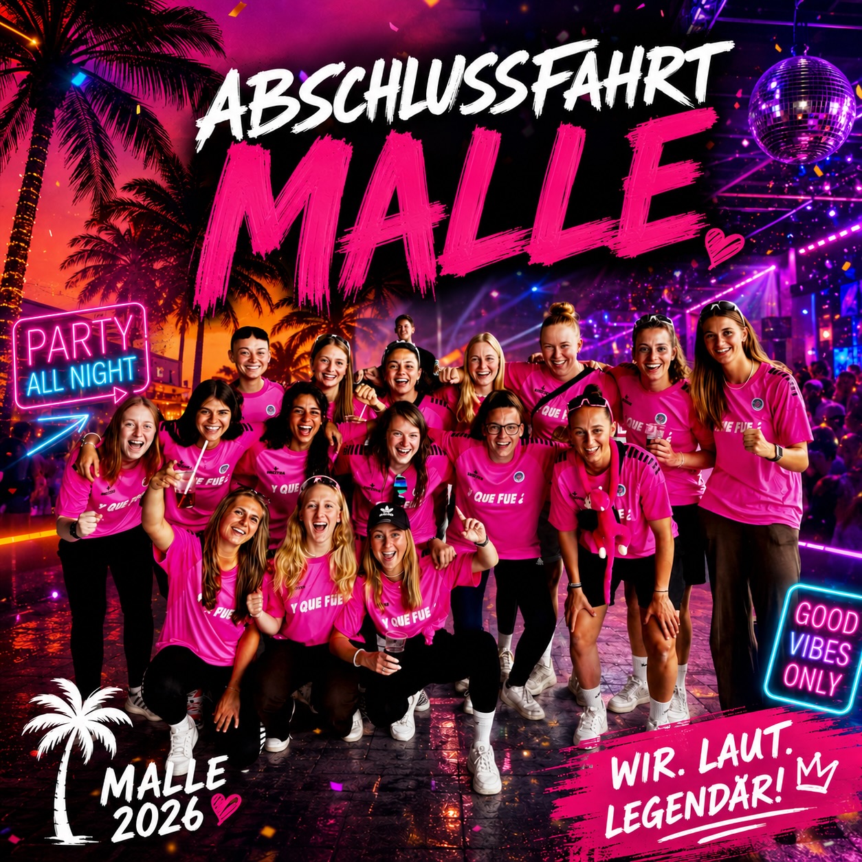 💙🤍 𝙏𝙀𝘼𝙈𝙖𝙪𝙨𝙛𝙡𝙪𝙜 𝙞𝙣 𝙥𝙞𝙣𝙠 ☀️💃🏻

Ein Teil unseres erfolgreichen Regionalteams feiert zur Zeit in der spanischen Sonne den Abschluss der Saison und sendet uns farbenfrohe Grüße in die Heimat …